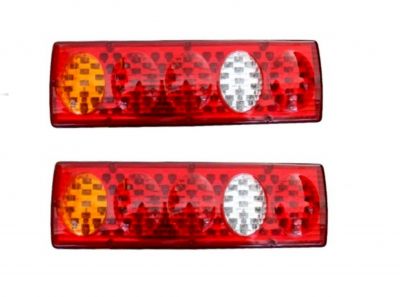 2 x Lampa de autovehicule spate, Lumina spate, remorca stânga dreapta Vw, Iveco, Man Bus Van LED 12v