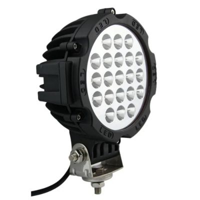 LED Round Work Light 63W Lamp Fog Offroad Driving Light 12V 24V