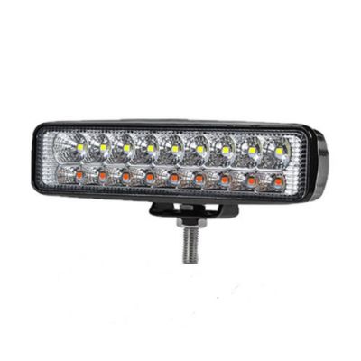 18 Led DRL, daylight, work light,indicator, white,amber,offroad light, 4x4, ATV, 54W 12/24V