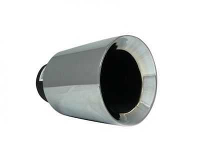 Tailpipe Exhaust Car Silver Sport Tunnig 140mm