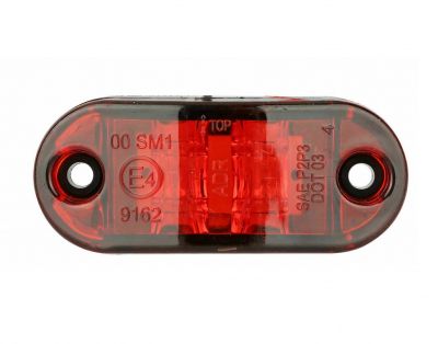 2 LED 24V Marker Clearance Outline Light  Trailer Red