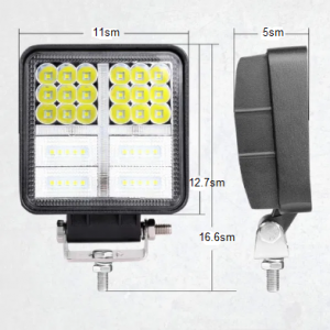 Foco LED, luces de trabajo SUV, tractor, cosechadora,ATV, 162W 54LED 12/24V