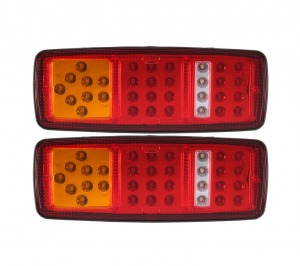 2 x Lampa de autovehicule spate, Lumina spate, remorca stânga dreapta Vw, Iveco, Man Bus Van LED 24v