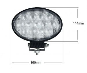 Lampe 13 Led dioder Ekstralys, led kjørelys,Harvester, SUV,ATV, 4x4 12/24v