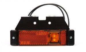 2 x 2 LED Feux cote indicateur camion,remorque 12/24v orange,e-marqué