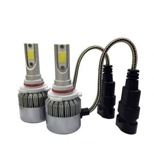 2 x LED HB3  Feux, ampoules à LED, feux de voiture, DRL,COB 72w 7600lm