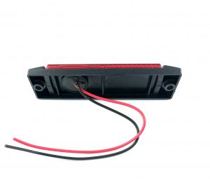 2 x 4 LED SMD Feux cote indicateur camion,remorque rouge 12/24
