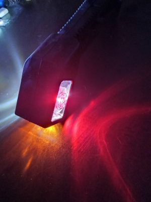 2 x LED luces stalk de posición , Luces laterales camiones remolque E-mark 12/24v