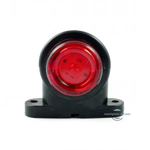 2 x 6 LED Side Truck Marker Lights Trailer Position Indicator Red / White 12/24v