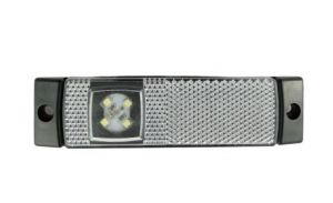 10 x 4 LED SMD Feux cote indicateur camion,remorque blanc 12/24