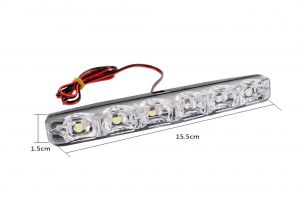 2 x LED Ljus 9W Främ lampor till billen DRL SUV 12v 