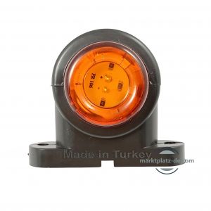 6 LED Side Truck Marker Lights Trailer Position Indicator Red / Yellow 12/24v