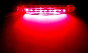 9 led Side Marker light Indicator Trailer Truck Lorry  Red 12/24v