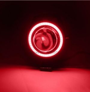 Luces LED de motocicleta Faro Niebla Luces Foco brillante HIght Low Beam Rojo