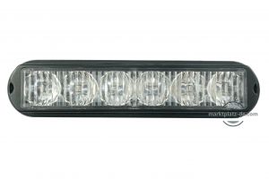6 LED Luz de advertencia intermitente Luces Estroboscópica Camión ámbar car elevadora 12/24V