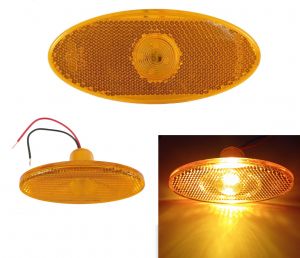 LED Intermitente Indecatoras Lateral Renault Master Opel Movano Amarillo 12v