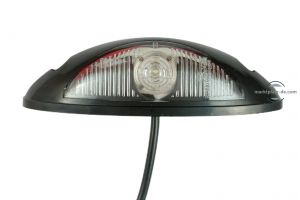 LED Sidomarkeringsljus Rod Vit 12V 24V för Lasbil Släp Husvagn