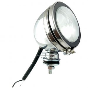 Work lights 12V 55W H3 Headlight Chromed Round Lamp Spot Light