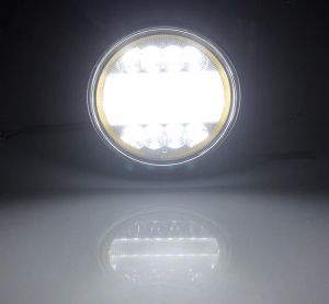 LED Round Work Light 72w Lamp Fog Offroad Driving Light