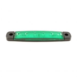 LED Feu Marqueur Lateral pour Camion Remorque Vert 12v