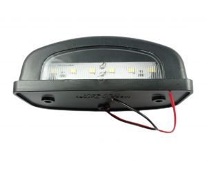 2 x 6 LED Éclairage De Plaque D'immatriculation pour Camions Remolques 12v 24v