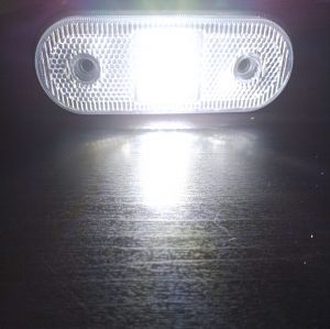 LED Marker Tail Side White lights 12v 24v