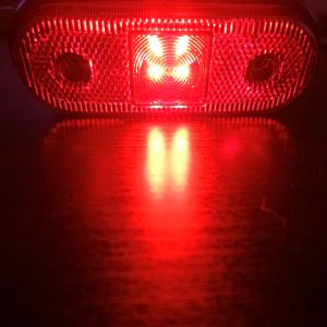 Seitenmarkierungsleuchten LED Rot 12V 24V