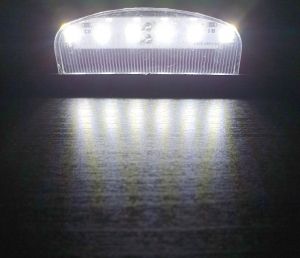 2 x 6 LED Nummerplåtsbelysning för Lastbil Släpvagn 12v 24v