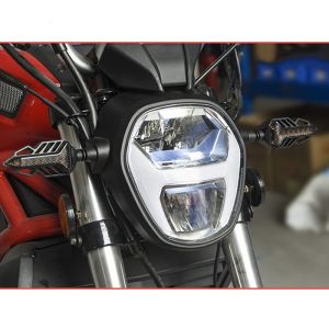 LED Motorcycle Motorbike Turn Signal DRL Lights 12v Orange 