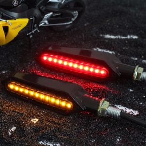LED Luz Intermitente DRL por Motocicleta 12V Ambar Rojo E11