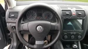 Capacul volanului pentru VW PASSAT B6,Jetta 5,GOLF 5,Tiguan Eco Piele Pentru cusut