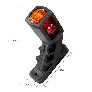 2 x LED 13cm Feux de Position Longue Contour Lampe remorque camions 12v 24v