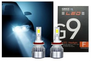 2 x LED H11 Feux, ampoules feuu de voiture, feux de véhicule 60w 13000lm