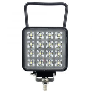 16 LED Ekstralys Lampe 12-30V 16W Flood Spot Beam med Håndtak