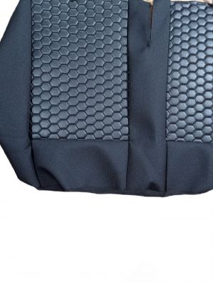 Seat covers for CITROEN JUMPER Van Black Leather Textile