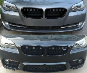 Rejilla Frontal para BMW F10 F11 F18 M5 Rinones Negro