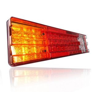 2 x 70 Led Tail Rear Stop lights truck trailer lorry caravan 6 functions 12v 