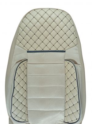 2 x Seat covers for Volvo FH 2014-2020 EURO 6 Truck Beige Leather Textil RHD LHD