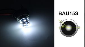 LED 22 SMD PY21W BAU15S 24V Canbus Weiß Scheinwerfer Lampe Autolichter Glühbirnen 