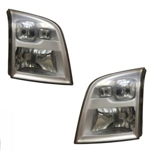 2 x Ford Transit 2006-2014 V347 Headlights Headlamp Front Lights Right Left Manual Regulation