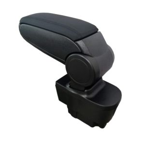 OPEL CORSA E 2014-2019 Car Auto Armrest Centre Console Arm Storage Box Black Leather