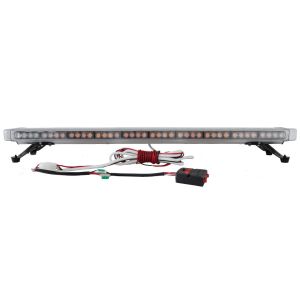 88 LED 120cm BAR Luces de Advertencia Estroboscopicas Luz Intermitente Lampara para Camion Ambar 12V 24V 88W  15 modos intermitentes E-mark E9