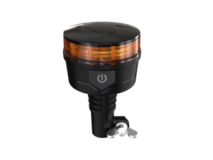 Feux Gyrophare Stroboscopique 20 LED 19W 92mm Flash Orange Lampe 12V 24V