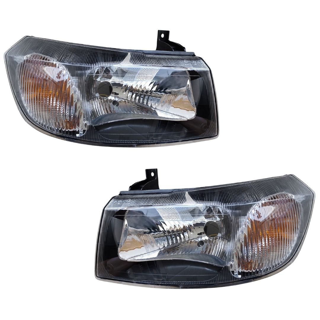 2 x Ford Transit 2000-2006 V184 Frontlykter Fjernlys Hoyre Venstre Lampe