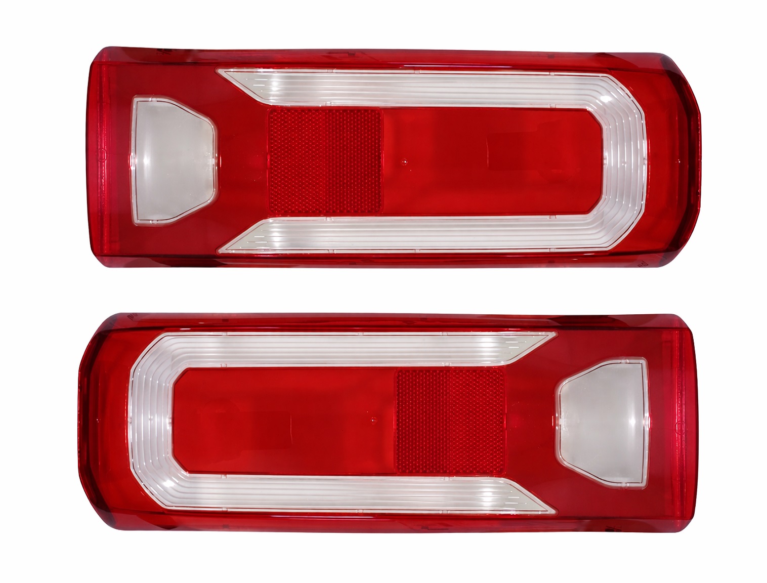 2 x Lens Tail Reverse lights Truck Trailer Glass for Trailer Camion Truck Mercedes Actros MP5 E9