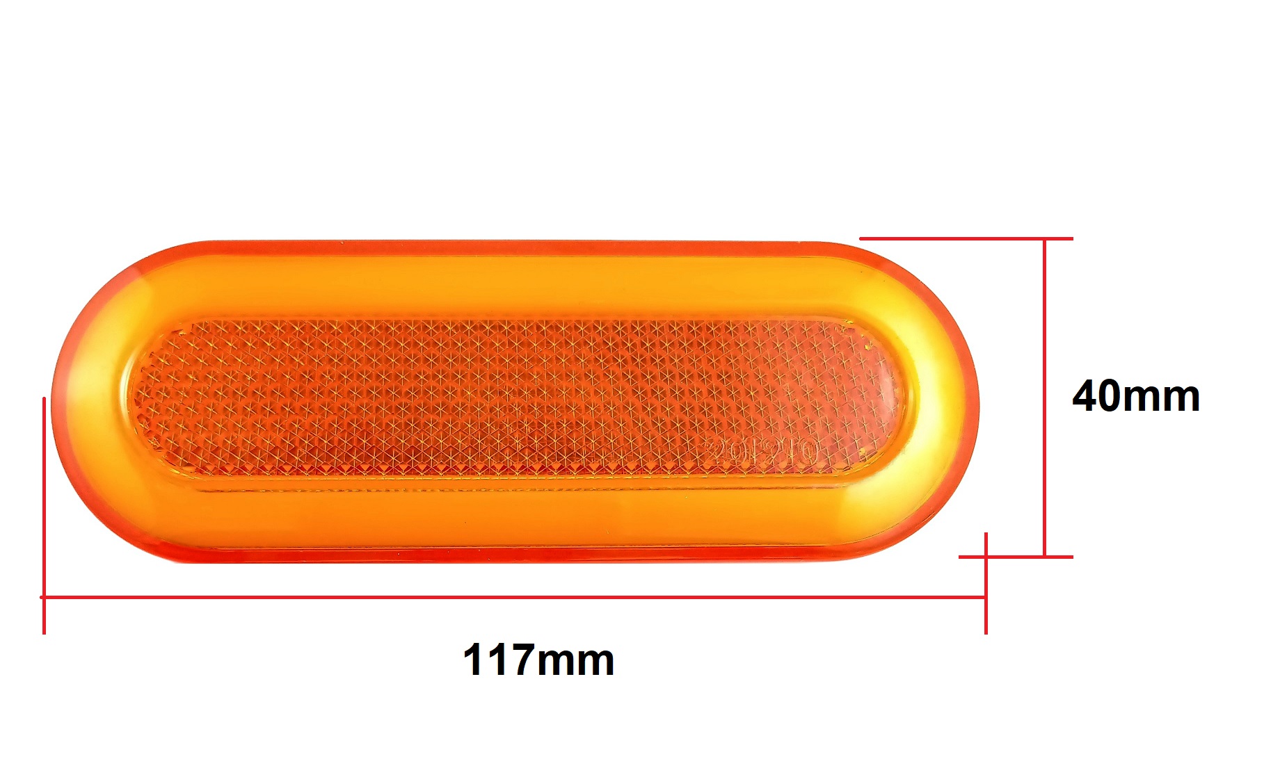 LED Neon Sidemarkeringslys Lampe Gul 12v 24v
