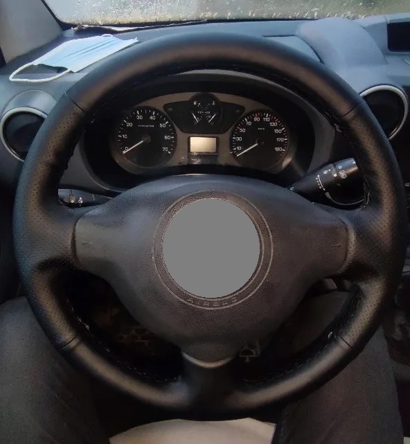 Steering wheel COVER for Peugeot Partner,Citroen Berligo,Citroen Tepee 2009-2018 Eco Leather For Sewing