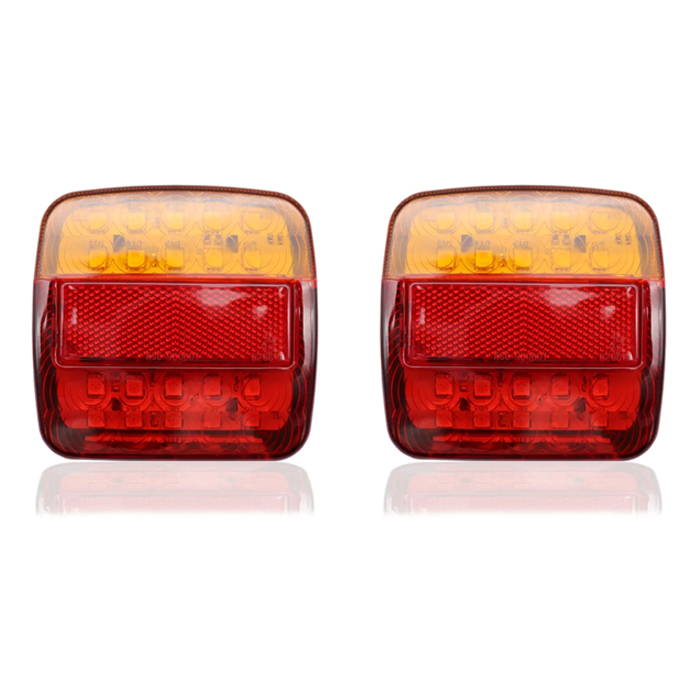 2 x 26 LED luces Traseras para Rmolque Camones 12V