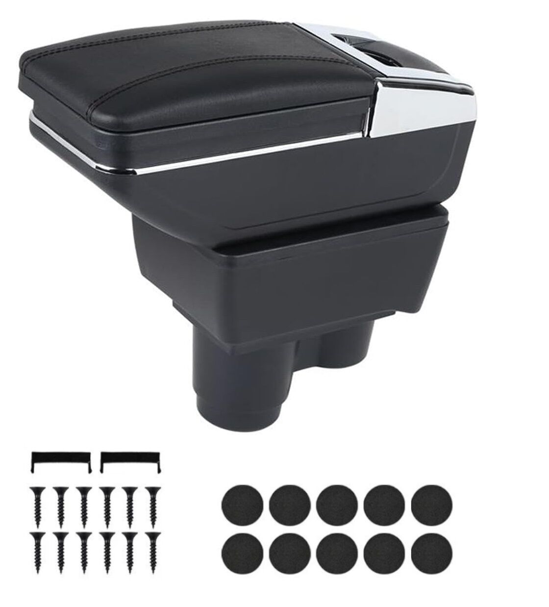 DACIA DUSTER 2 2017-2024 Accoudoir Central Console Voiture Noir Cuir
