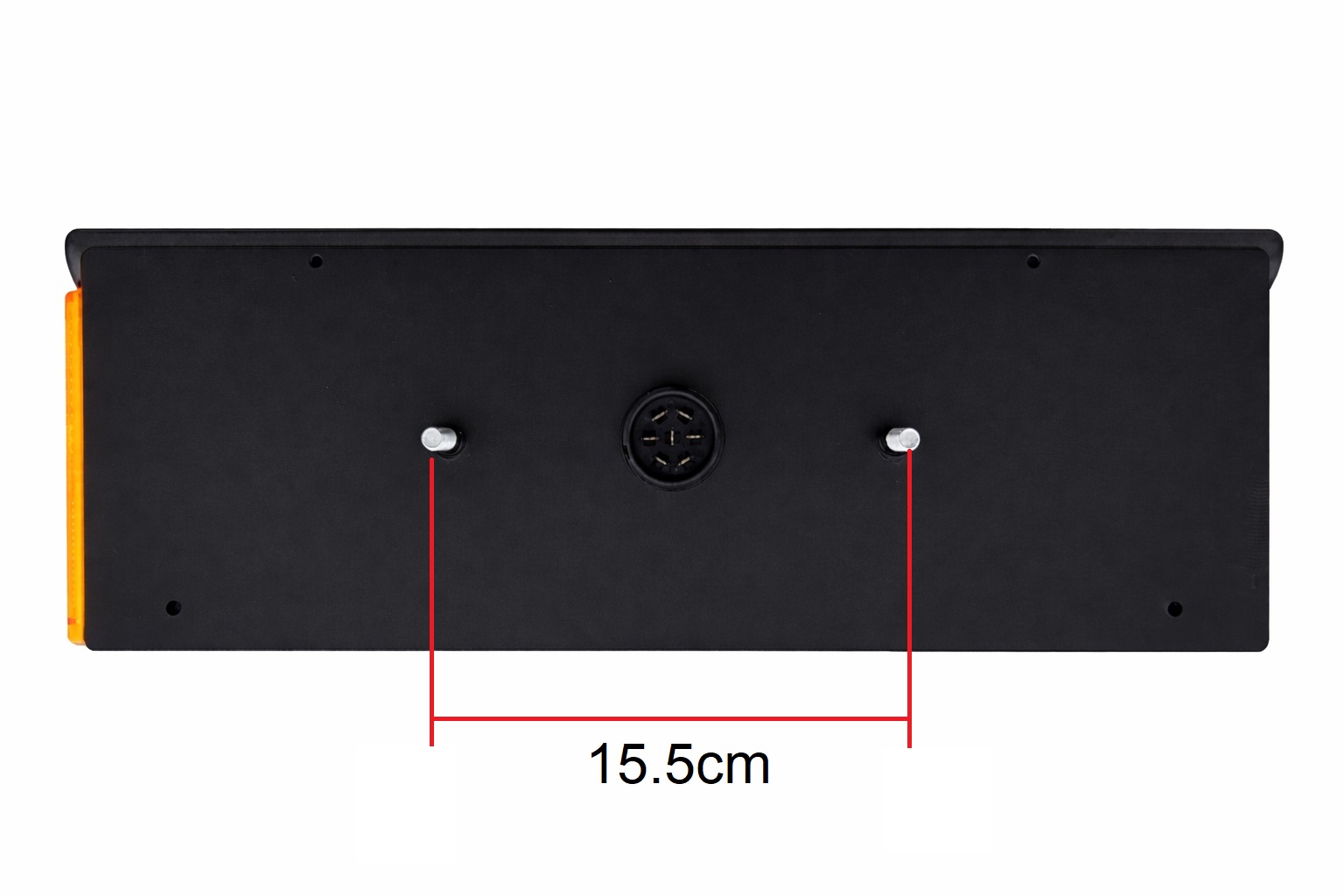 Derecho Luz piloto Luz trasera del Remolque Schmitz Europoint 2 Cargo E4 24v 25-6600-501,25-6600-507,1098646 con Enchufe